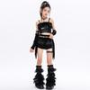 Girls Jazz Dance Outfit Kids Hip Hop Performance Costume Trendy Dancewear Stage