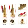 1 Set High Pressure Washer Gun Ball Calve Water Switch Copper Pipe Joint Nozzle Valve Plug Fittings 3/4 Male And Female Thread