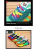 Plus Size Women's Dad Sneakers, Thick Sole, Height-Increasing, Rainbow Trendy, Versatile Mesh Running Shoes (Sizes 35-43)