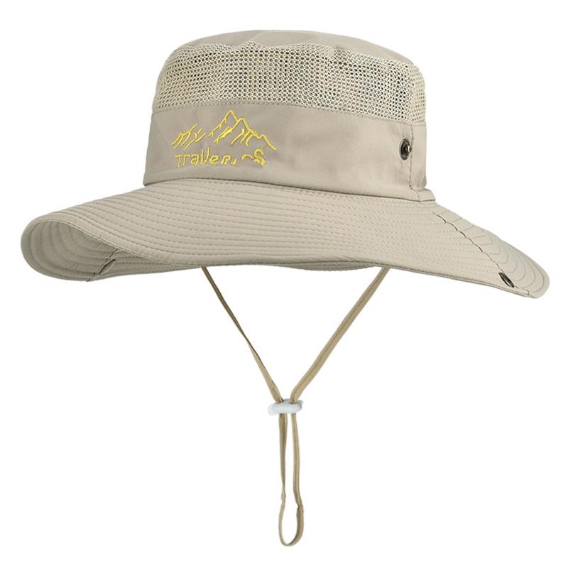 1 Piece Western Cowboy Hat For Women Men-Proof Hat Outdoor Fishing Camping Alpine Cap Summer Uv Bucket Hat