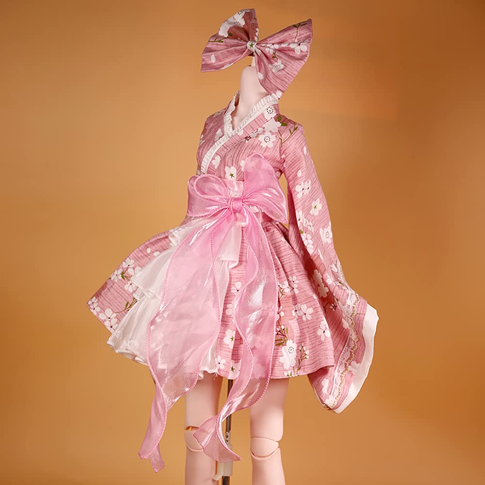 ICY Fortune Days 13 14 Одежда для кукол Одежда для шарнирных кукол Платье Алисы с цветком сакуры Костюм Сакура Кимоно1 Заколка1 Возраст 6 лет и старше (иньцзы)