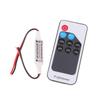 1Pc Mini Led Single Color Dimmer With Rf 9-Key Remote Dc 5V-24V 6A 5050 2835 Strip Lights Constant Voltage Pwm Signal Controller