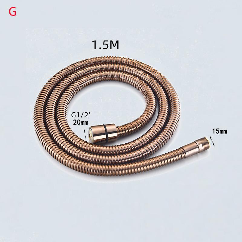 1PC 1.5m Faucet Pull Out Faucet Plumbing Hose Nylon Braided Hose Replacement Hose for Pull Down Kitchen/Basin Tap G1/2' 15mm
