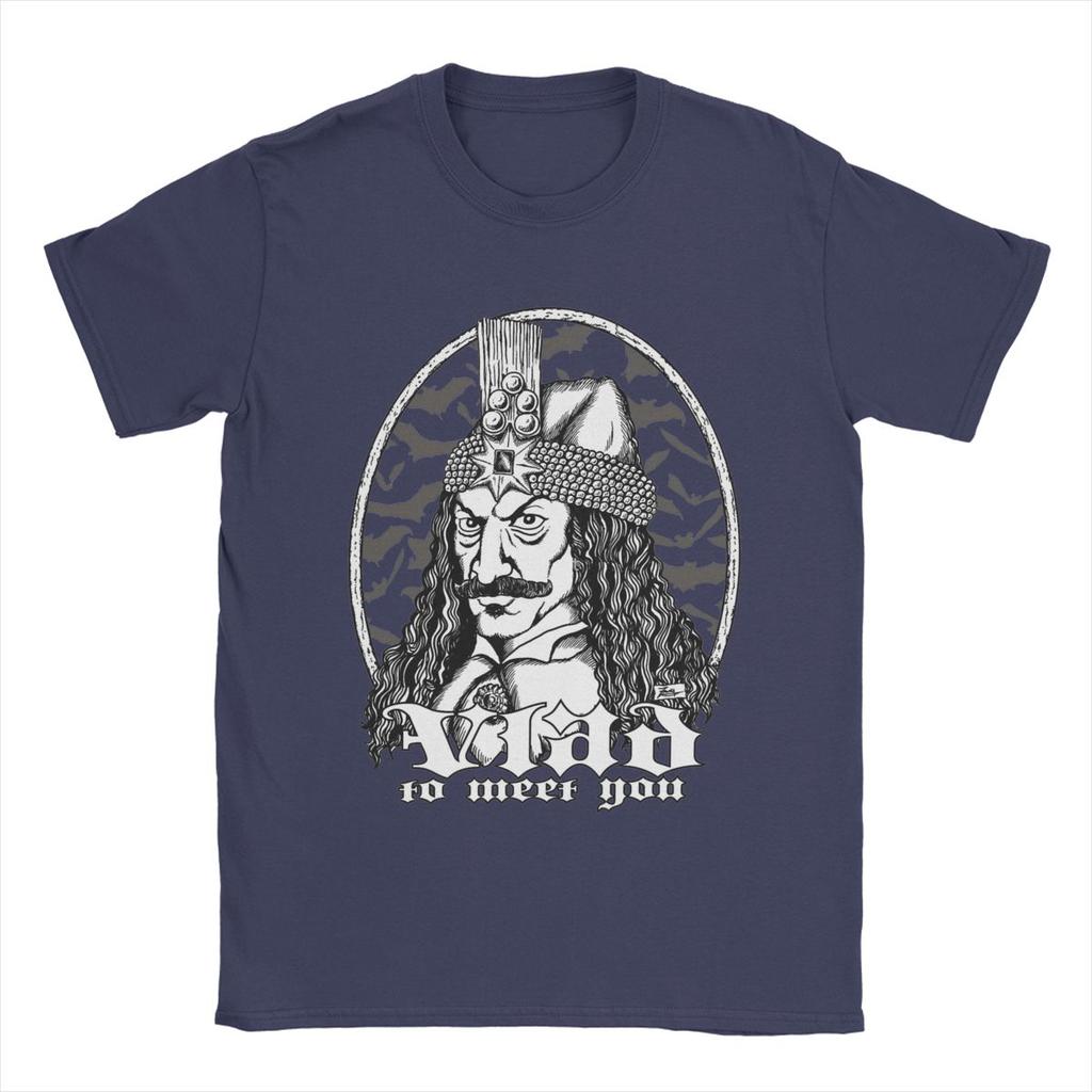 Мода Влада, чтобы встретиться с вами Влад Дракула футболки для мужчин круглый вырез хлопковая футболка короткий рукав футболка идея подарка одежда