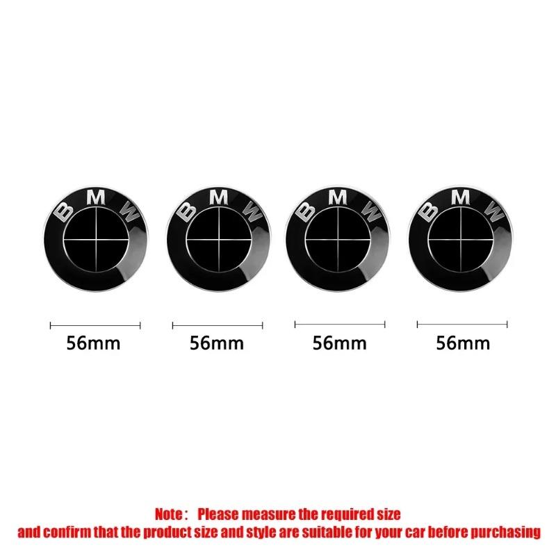 56/68 мм Колпаки на центр колеса автомобиля Колпаки ступицы Автомобильная эмблема Колпаки ступицы Замена для BMW M3 M5 M6 X1 X3 E46 E90 E39 F10 F20 F30 G20 E60 M