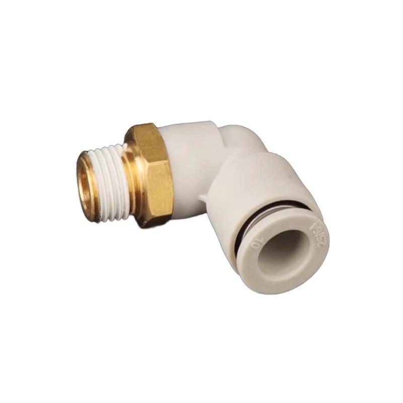 SMC Pneumatic Quick Connect 90-Degree Elbow with Outer Thread KB2L Series