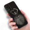 Ballet Girl Black Silicone Phone Case For Xiaomi POCO X3 X4 NFC F5 M3 M4 M6 X5 X6 Pro F3 F4 GT 5G C55 C65 M5