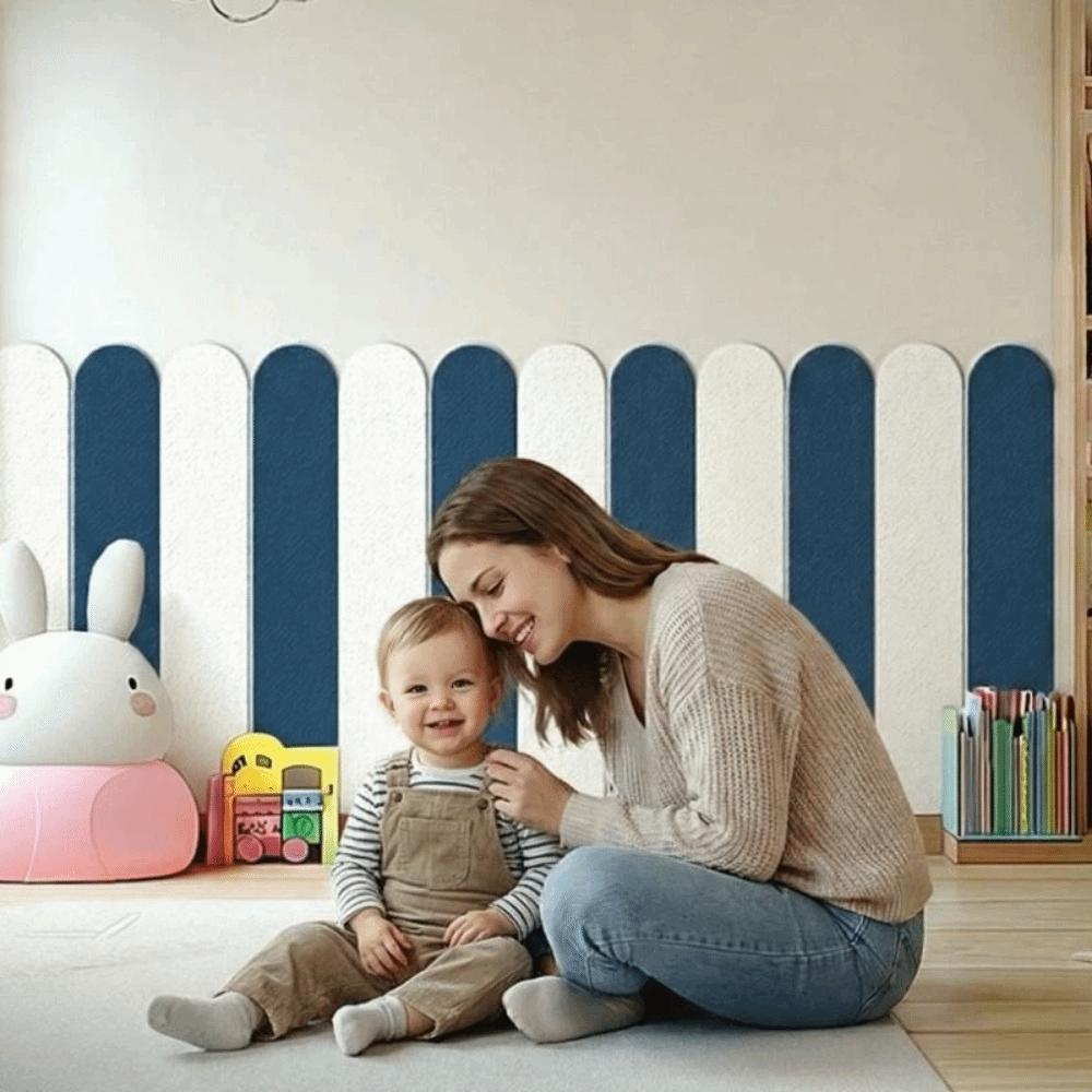 10 pieces/set Thickening Anti-collision Wall Sticker Solid Color Wall Protector  Corridors