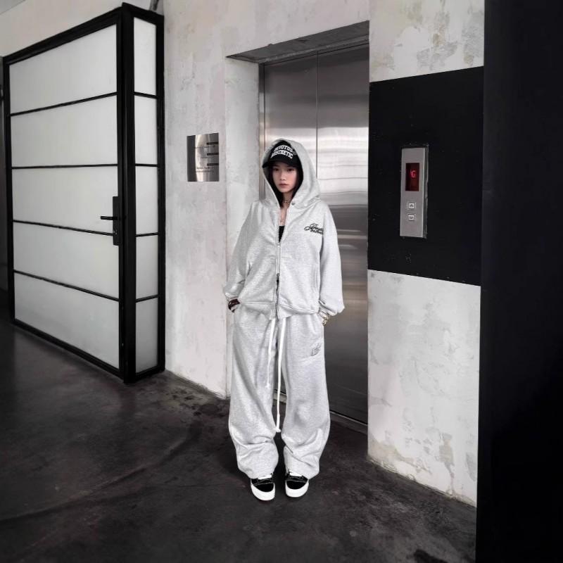 Unisex Oversized Hooded Zip-Up Streetwear Sweatshirt With 3D Print Casual Long Sleeve Pullover Men Women