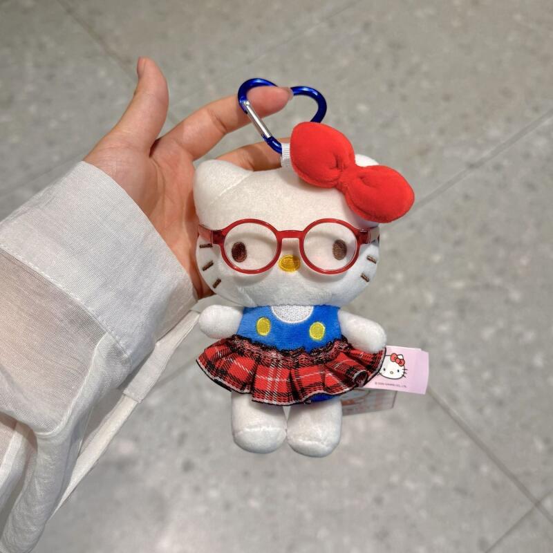 Японский стиль Sanrio Hello Kitty Мультяшная Плюшевая Игрушка Сумка Декор Салона Автомобиля Милый Брелок Подарок для Девочек