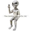 Alien UFO Outdoor Garden Gnome Statue Ornament