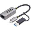 Adaptateur USB-C Vers Ethernet - STARTECH.COM - 10/100/1000Mbps - USB 3.0 - Design Compact - Câble 15 Cm