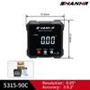 SHANHR New Angle Protractor 360 Degree Mini Electronic Digital Protractor Inclinometer Angle Finder Gauge Measurement Box