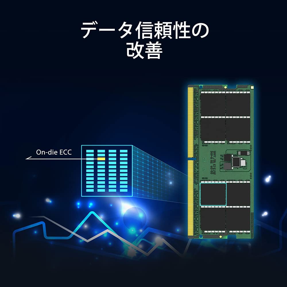 Kingston Technology Память для ноутбука Kingston DDR5 16 ГБ x 1 CL40 Пожизненная гарантия на продукт [100% совместимость] 4800 МТ/с 1,1 В KCP548SS8-16