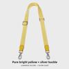 Adjustable 2.5cm Solid Color Canvas Crossbody Bag Strap Replacement