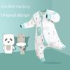 IDBABY Хлопковый спальный мешок для малышей с раздельными ножками – Всесезонный, противовздрагивающий, противопинающийся дизайн для весны и осени.