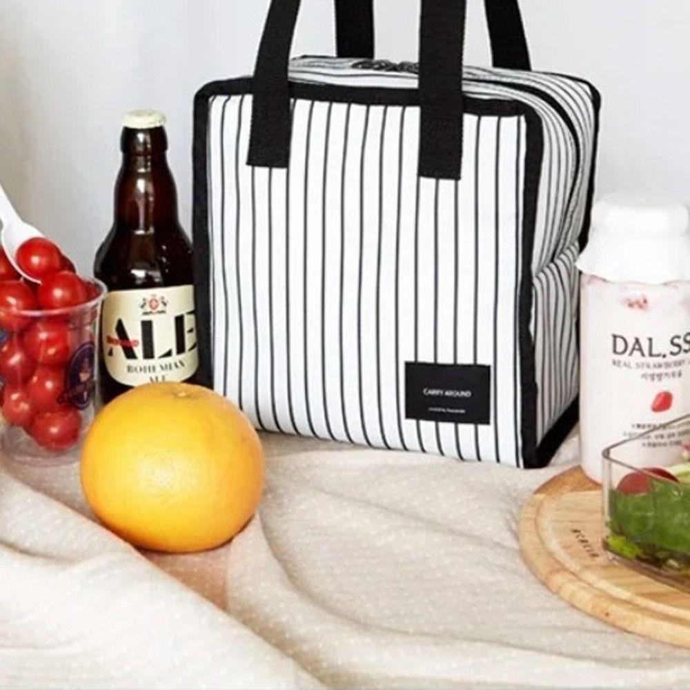 Thermal Insulated Insulated Lunch Bag Keep Fresh Picnic Bags Handbag Office Worker