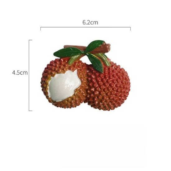 3D симуляция сельские овощи фрукты магнитные наклейки на холодильник магниты на холодильник арбуз лук баклажан перец Милая модель