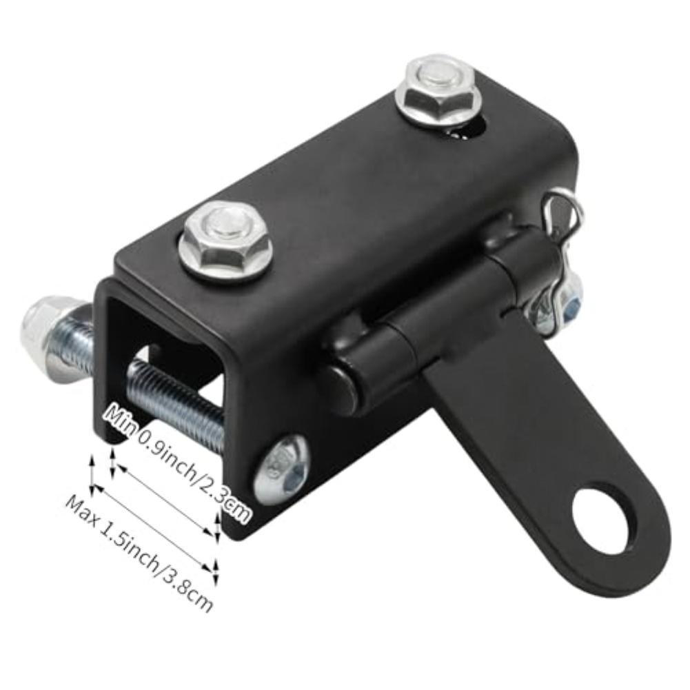 Heavy Duty Bumper Hitch Adjustable Towing Kit Compatible with For Polaris and Cat for Snowmobile and ATV Sled Trailers