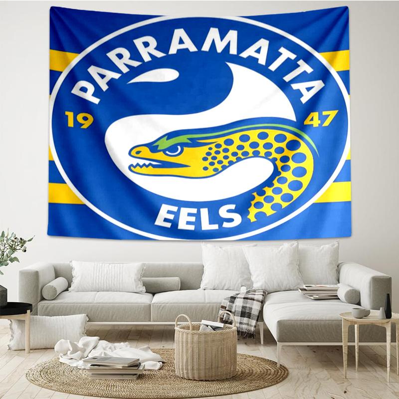 Parramatta Eels Flag Wall Hanging Tapestry Wall Cloth Tapestries Decor Wall Bedroom Decoration