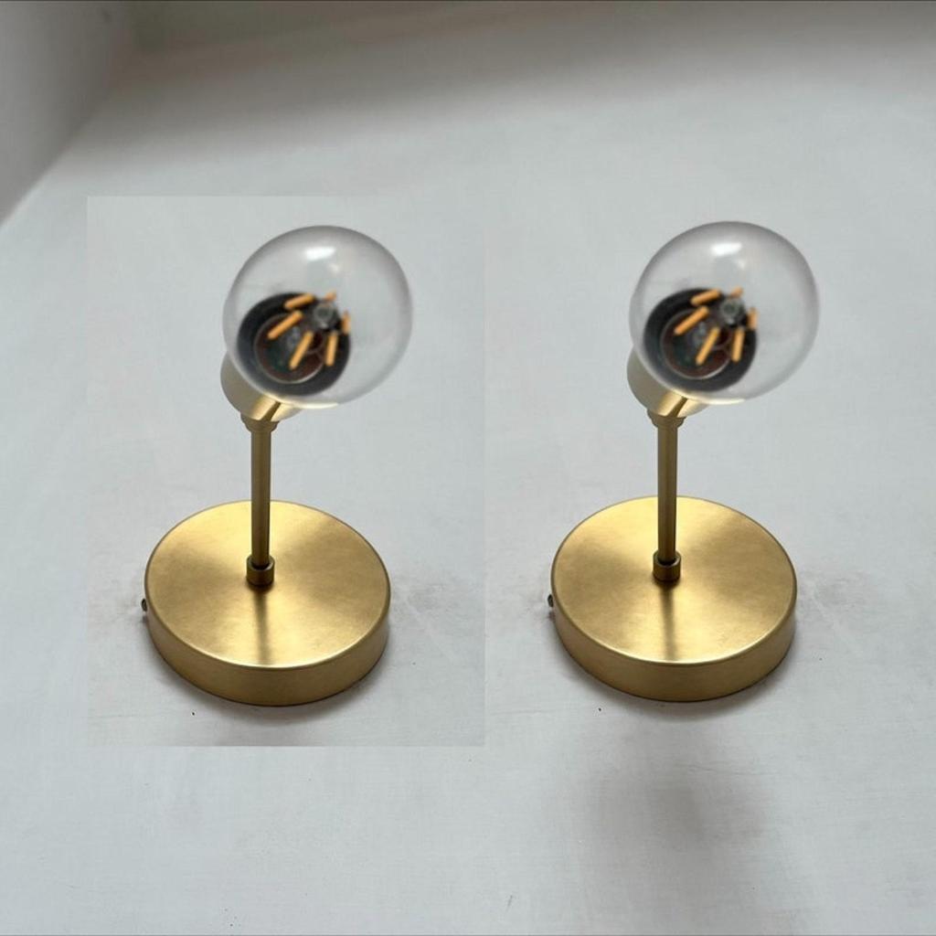 Набор из 2 настенных бра, 1 держатель для ванной комнаты, настенный светильник для туалетного столика, настенный светильник середины века, настенные светильники для домашнего декора