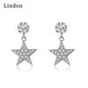 Lindon Copper Alloy Zircon Earrings Drop Earrings For Women Wedding Party Gifts