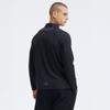 Unisex Long Sleeve Quick-Dry Running Top With Half-Zip Stand Collar Winter Fitness Hiking