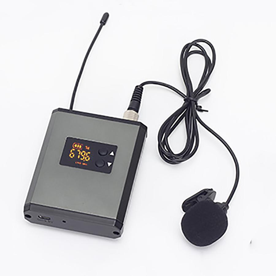 UHF Wireless Microphone Lavalier Lapel Mic Mini Receiver Transmitter Headset Set