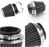 Air Air Filter Power Filter for Motorcycles, Stainless Steel Mesh with Band, Chrome