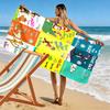 Dr.Seuss 2D Flat Print Beach Towel, Large Soft Quick Dry Towel for Beach Camping Swimming.MSTJ0918512