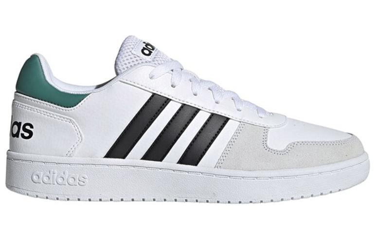 Men's Sneakers adidas Hoops 2.0 White White/Black/Green