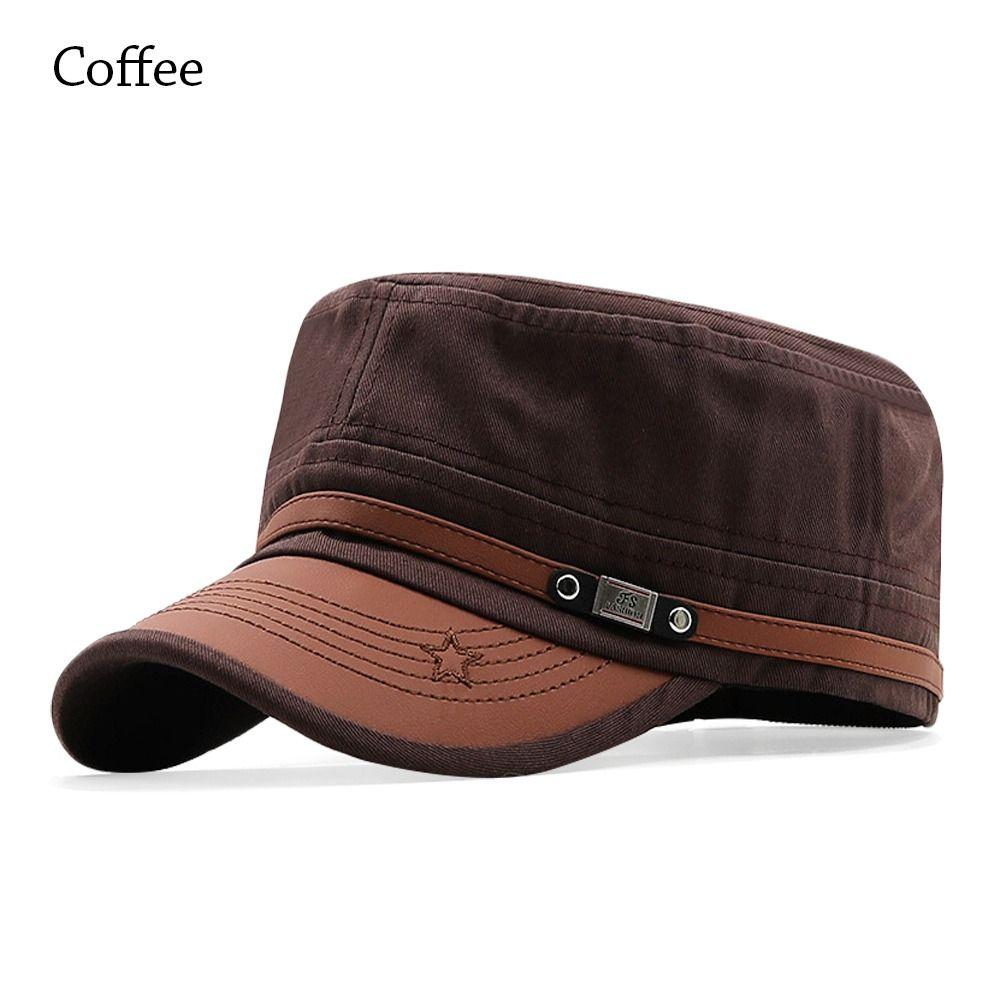 Spring Summer Cotton Breathable Cadet Hat Hat Sun Cap Baseball Cap