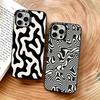 Чехол для телефона с узором зебры для iPhone 17,16,15,14,13,12,11 Plus,Pro Max,XS,Разноцветный серебристый чехол для телефона Funda Cover
