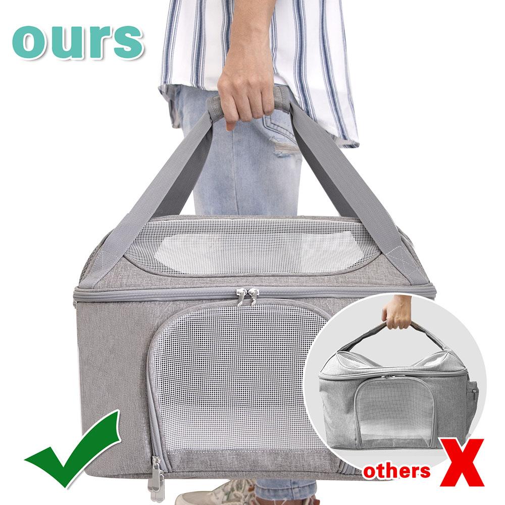 Рюкзак для собак, дышащая сумка-переноска для маленьких домашних животных, кошек, собак, сумка для путешествий на открытом воздухе, одобренная авиакомпанией, транспортная сумка-переноска для собак