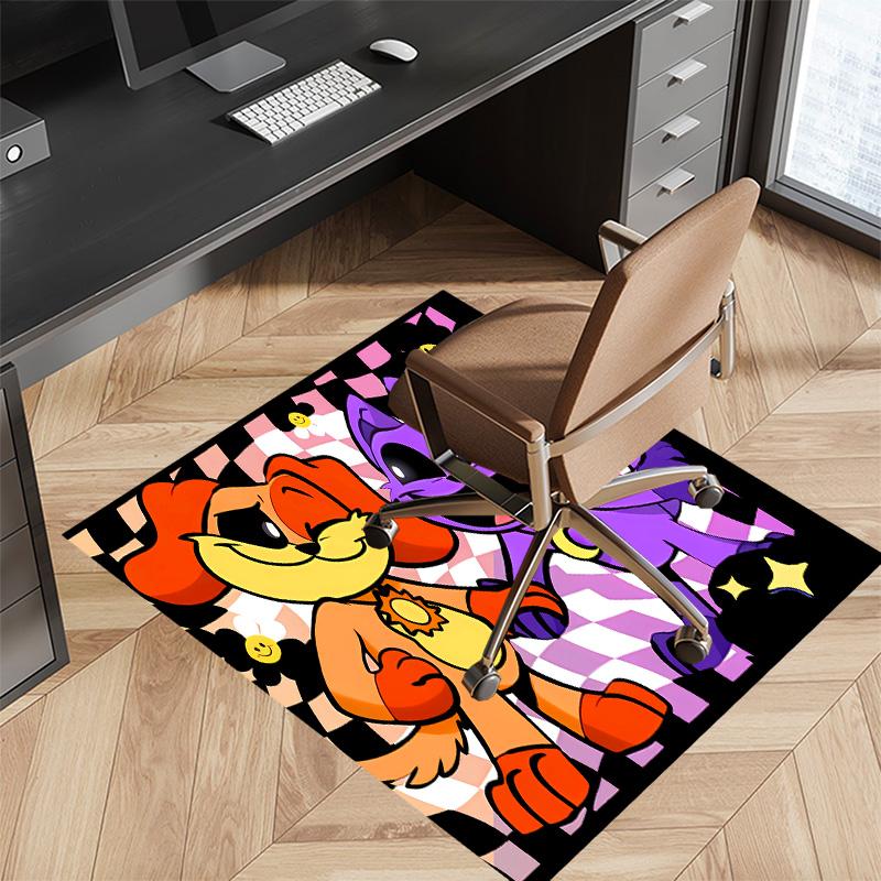 Smiling Critters1 Printed Absorbent Washable Carpet, Non-Slip Bathroom Mats, Kitchen Rugs, Yoga Mat,Living Room Entrance, Camping Picnic Rugs