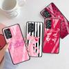 Милый стеклянный чехол с розовой пантерой для Samsung Galaxy A52 A32 A51 A12 A22 A21s A50 A71 A53 A70 A31 A33 A72 A10, закаленный чехол для телефона