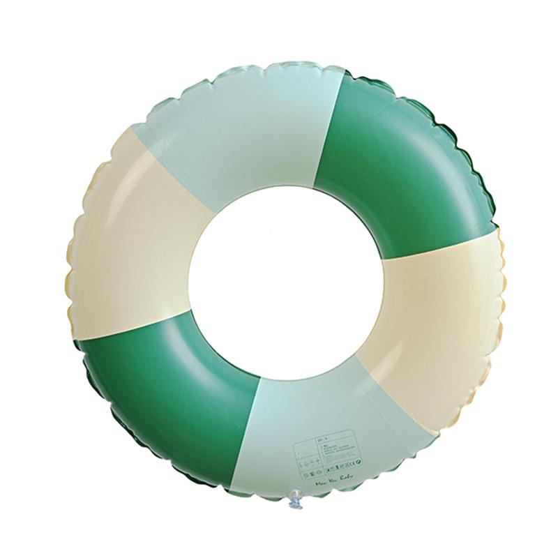 Children's Inflatable Swimming Ring with Double Airbags - Thickened Life Buoy Underarm Design for Adults