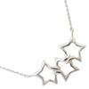 TIFFANY&Co. Triple Star Necklace Silver925 Star 2.5g Women Used