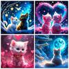 5D Diy Diamond Painting Mosaic Cat Fantasy Full Square Round Embroidery Mosaic Animal Cartoon Handmade Home Decor