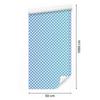 Azure and celadon checkered wallpaper for living room and bedroom 50x1000