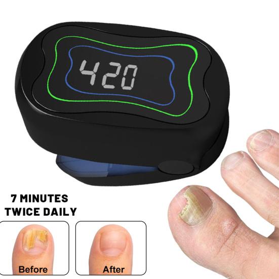 Nail Fungus Treatment Light 910nm Infrared Light 460nm Blue Light Toenail Fingernail Fungal Cleaning Onychomycosis Removal Device LED Therapy Lamp