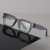 Minimalist Luxury Transparent Glasses Cool Square Frame Eyeglass Women Men Cool Clear Lens Frame Glasses