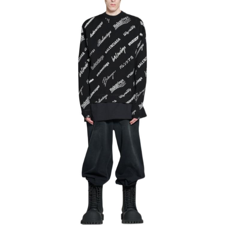 Balenciaga SS23 Sweater Men's Black 724858T16651070