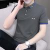 Мужская футболка-поло с коротким рукавом 2026, новый стиль, повседневный топ с воротником