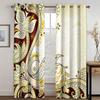 Абстрактные роскошные золотисто-черные оконные шторы жалюзи для гостиной детской спальни ванной кухни офиса двери домашнего декора2 шт.