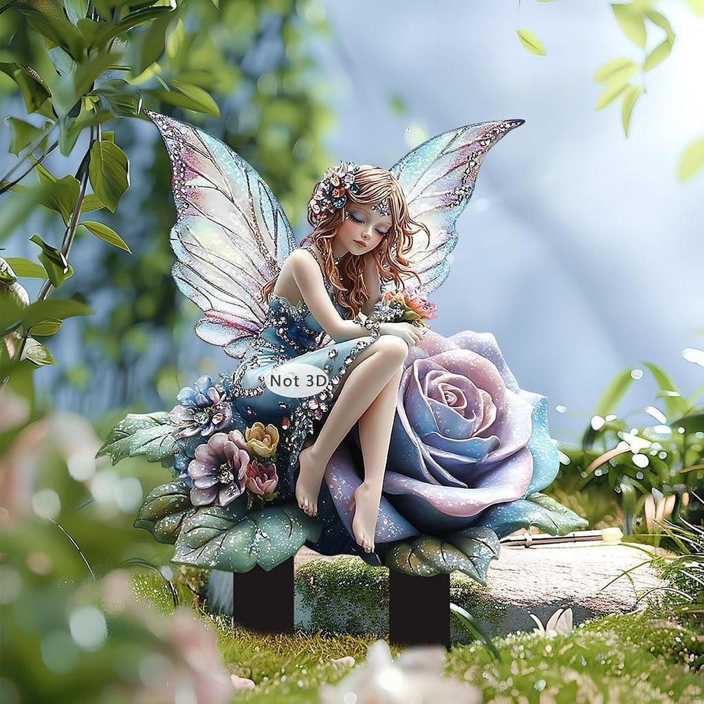 2D Садовый колышек Fairy Ground Connector для декора патио и двора