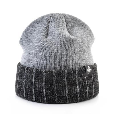 Мужские толстые шапки, зимние вязаные теплые шапки Doulbe Layer Skullies, бархатная шапка-бини, уличная повседневная лыжная вязаная шапка с капюшоном