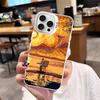 Художественная картина Ван Гога Для iPhone 15 14 13 Plus 17 16 12 11 Pro Max Матовый Цветной Серебристый Роскошный Чехол для Телефона
