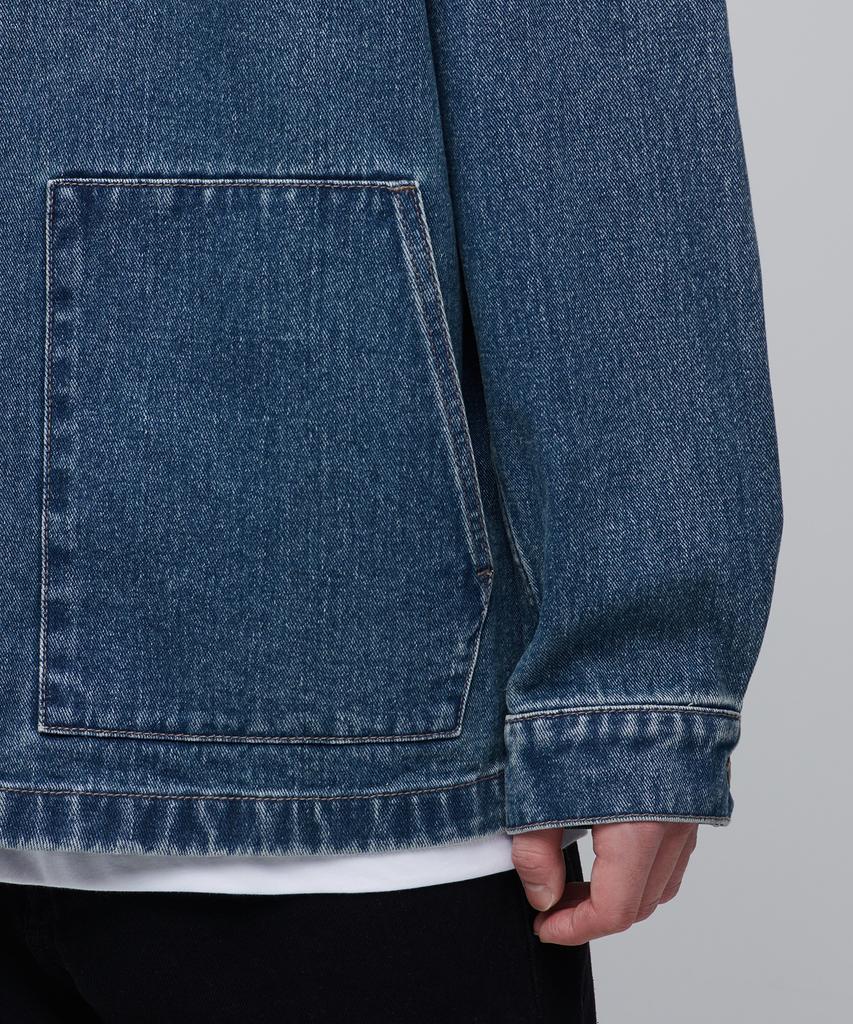 Musinsa Standard Relaxed Denim Chore Jacket [Medium Indigo]
