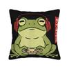 Японская лягушка-геймер Наволочка Уютная наволочка для кресла в гостиной Ретро Модные наволочки